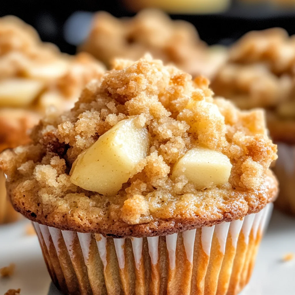 Apple Crumble Muffins