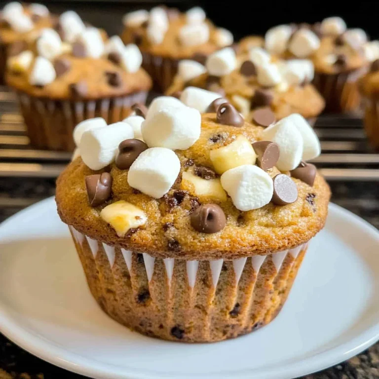 Banana S’mores Muffins