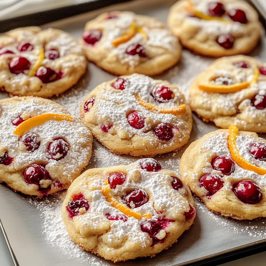 Best Christmas Cranberry Orange Cookies Recipe