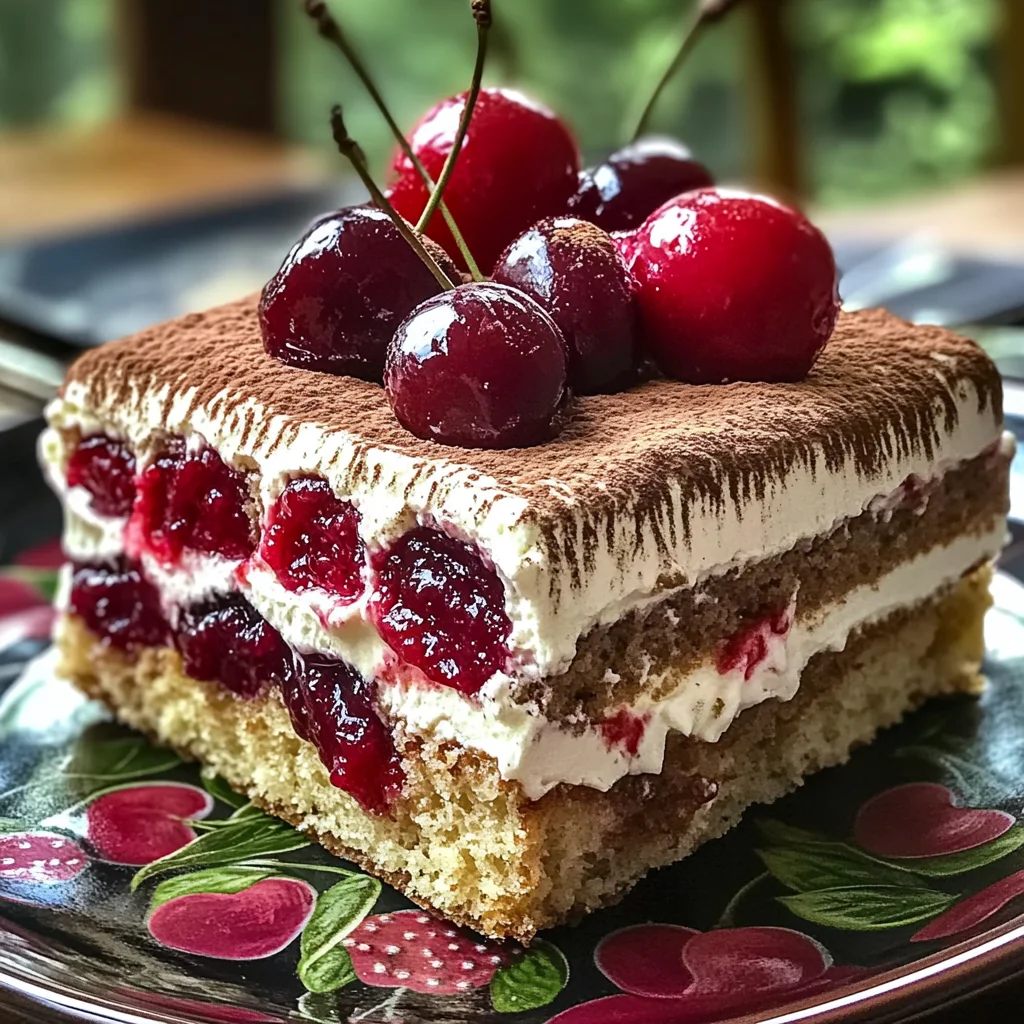 Cherry Amaretto Tiramisu Dessert: A Decadent Twist on a Classic Italian Treat