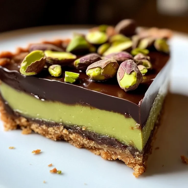 Chocolate Pistachio Ganache Tart Recipe
