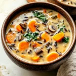 Cozy Autumn Wild Rice Soup