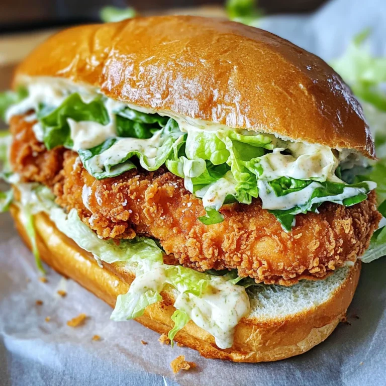 Crispy Chicken Caesar Sandwich