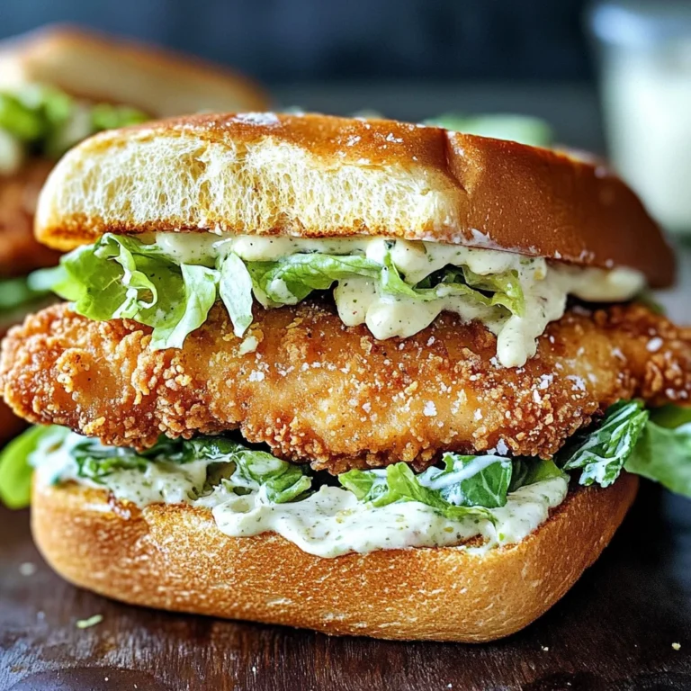 Crispy Chicken Caesar Sandwich: A Delicious Twist on a Classic Favorite