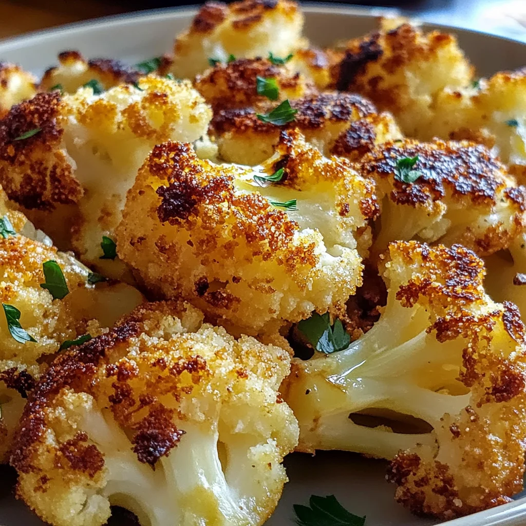 Crispy Roasted Cauliflower