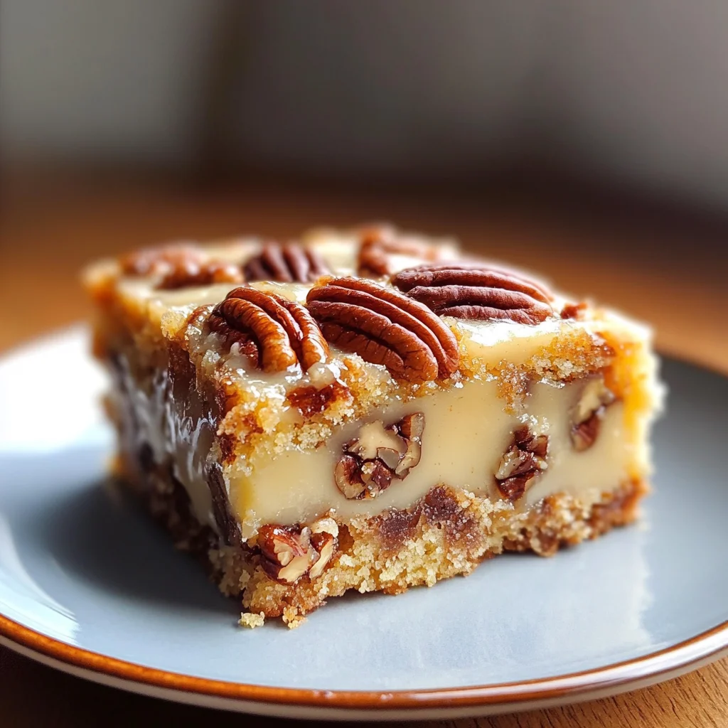 Delicious Gooey Butter Pecan Cake