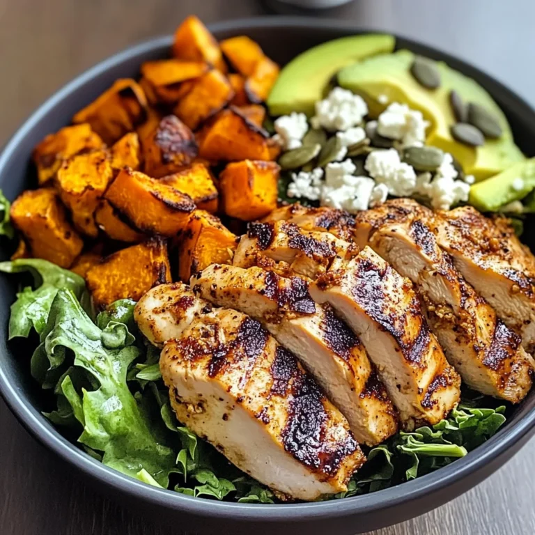 Grilled Chicken & Sweet Potato Bowl