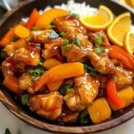 Juicy Blackstone Orange Chicken