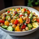 Mediterranean Chickpea Salad with Lemon Vinaigrette: The Best Summer Dish