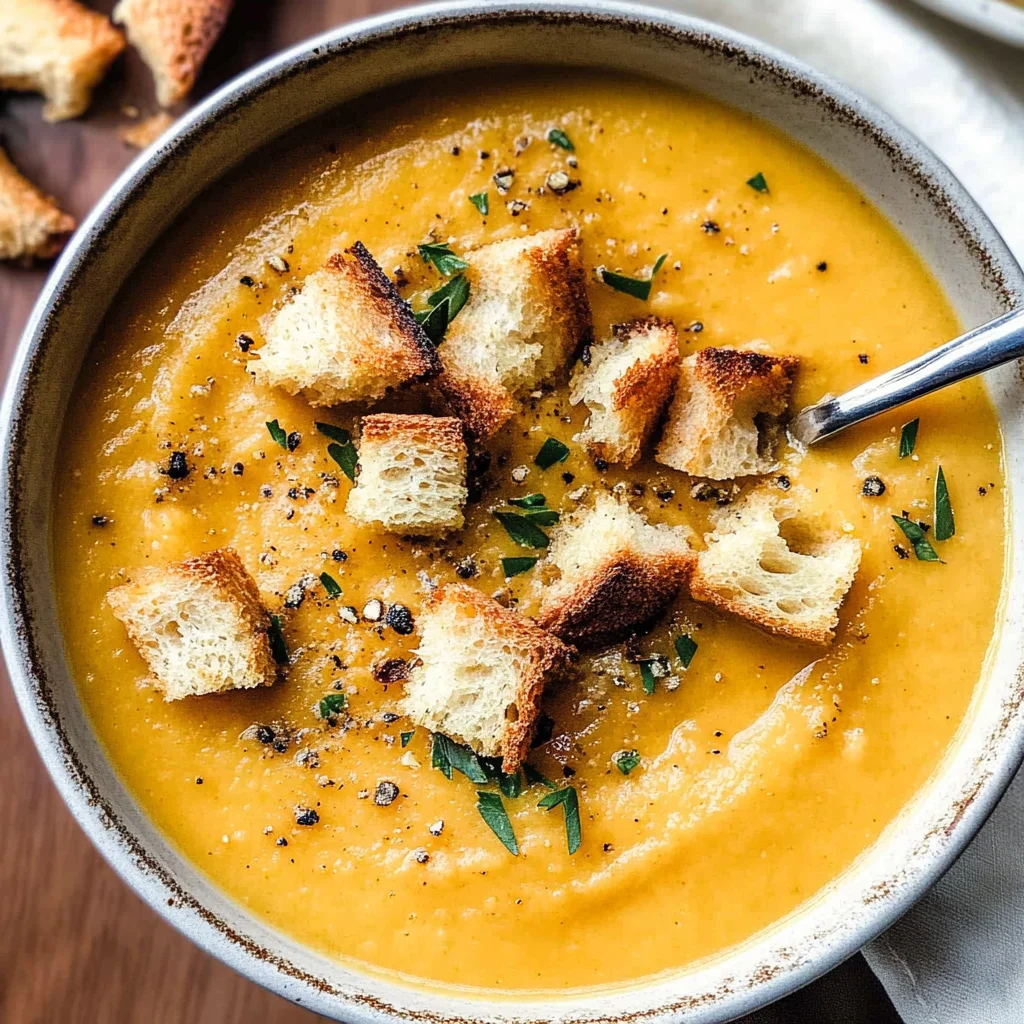 Roasted Butternut Squash Soup Recipe
