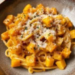 Roasted Pumpkin and Garlic Pasta