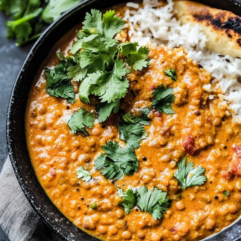 Spicy Red Lentil Curry