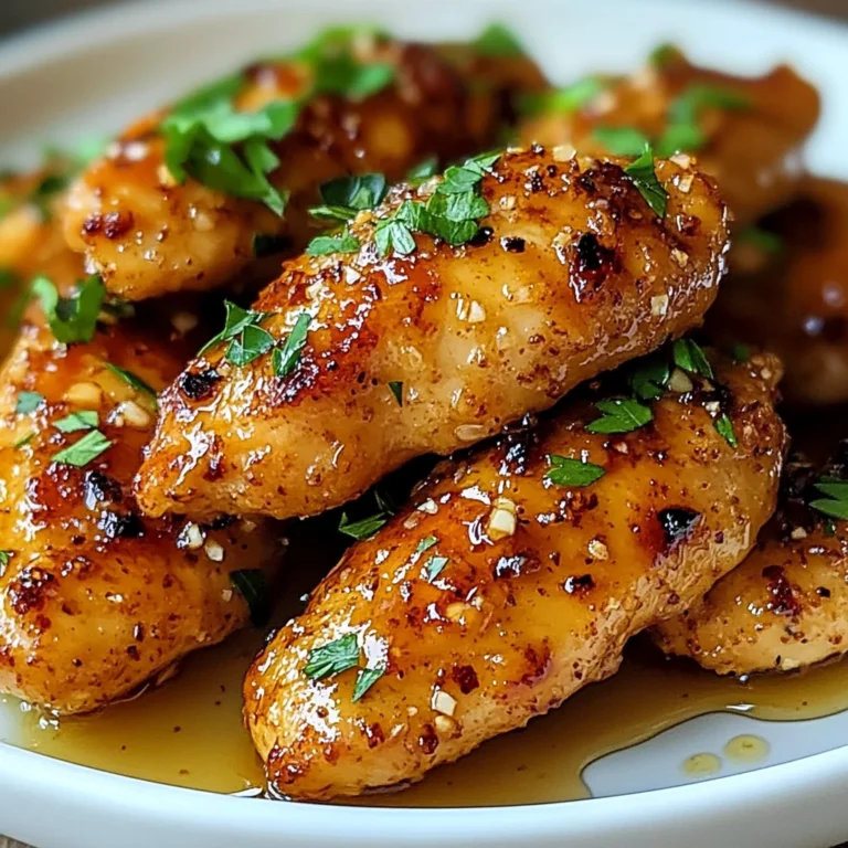 Air Fryer Honey Butter Garlic Chicken Tenders