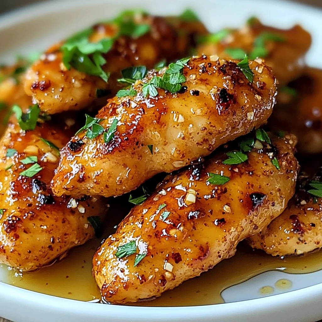 Air Fryer Honey Butter Garlic Chicken Tenders