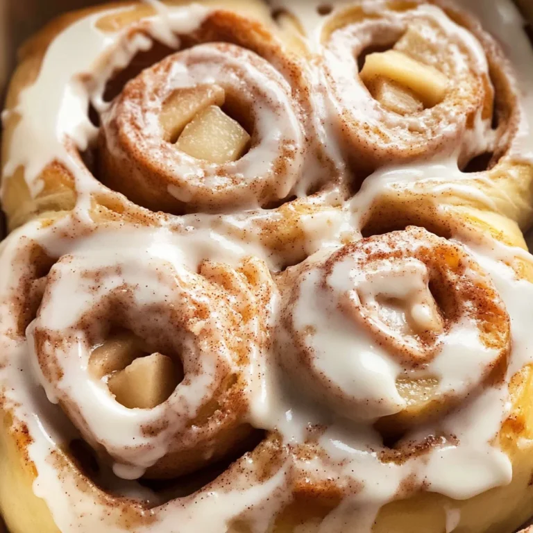 Apple Cinnamon Rolls with Apple Pie Filling