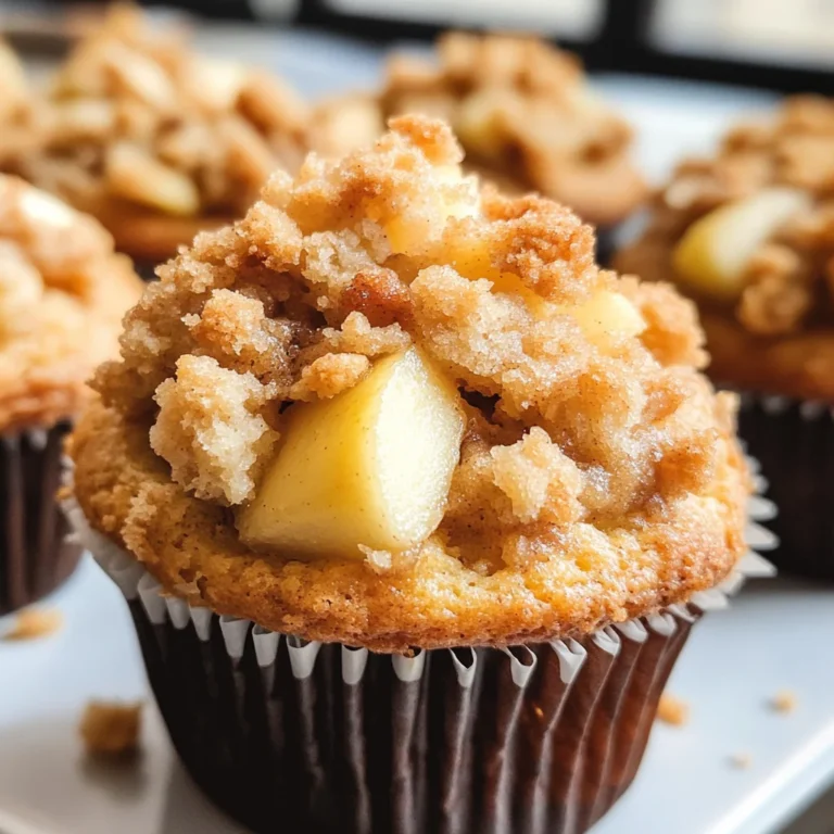 Apple Crumble Muffins