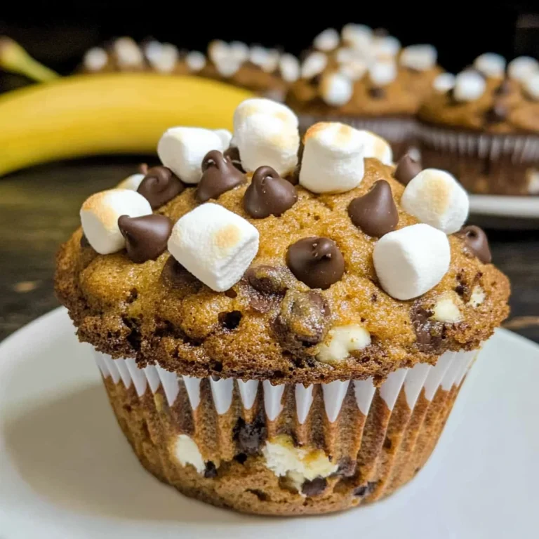 Banana S’mores Muffins