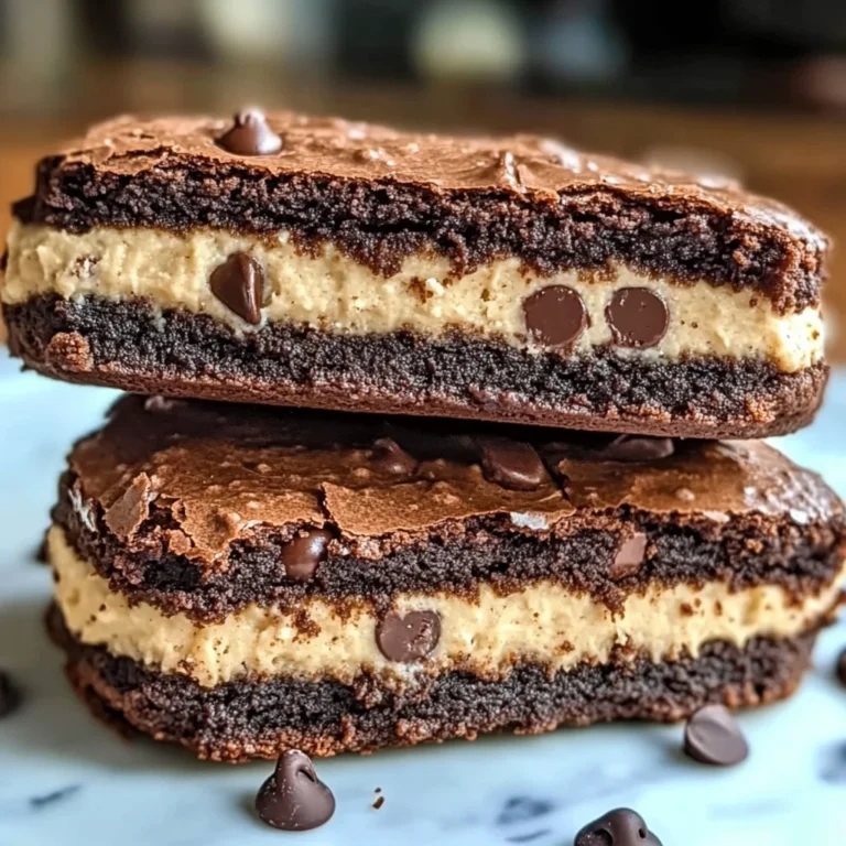 Brownie Cookie Dough Sandwich Cookies: An Amazing Ultimate 7-Layer Dessert Delight