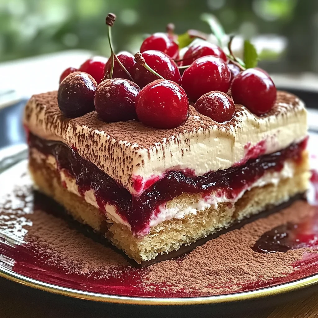 Cherry Amaretto Tiramisu Dessert: A Decadent Twist on a Classic Italian Treat