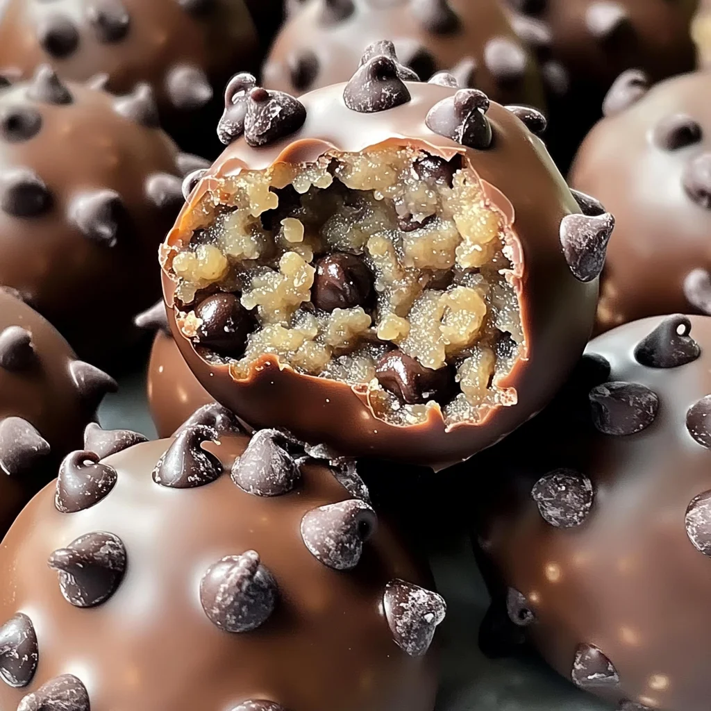 Chocolate Chip Cookie Dough Protein Balls!