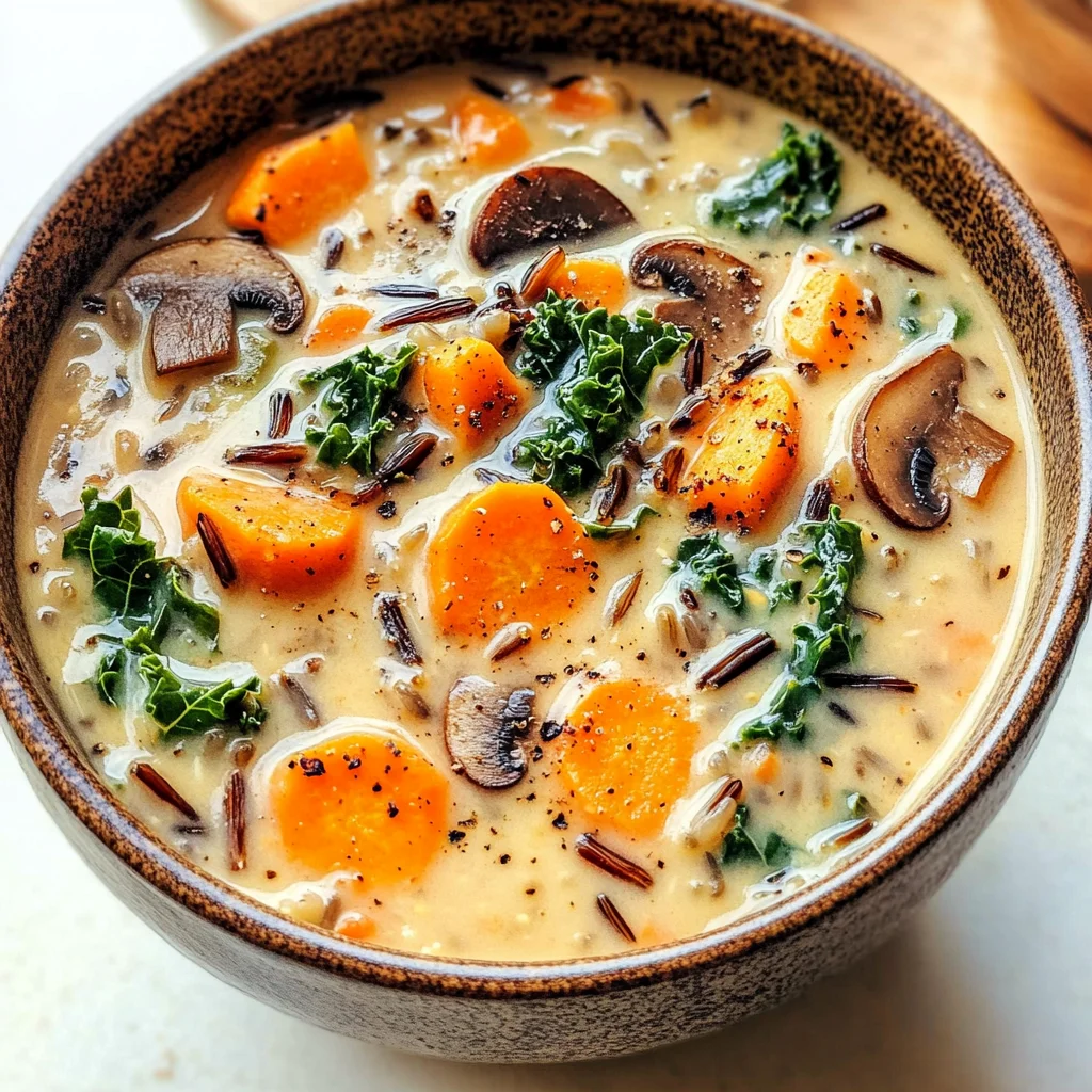 Cozy Autumn Wild Rice Soup
