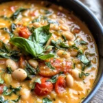Creamy Tomato White Bean Stew