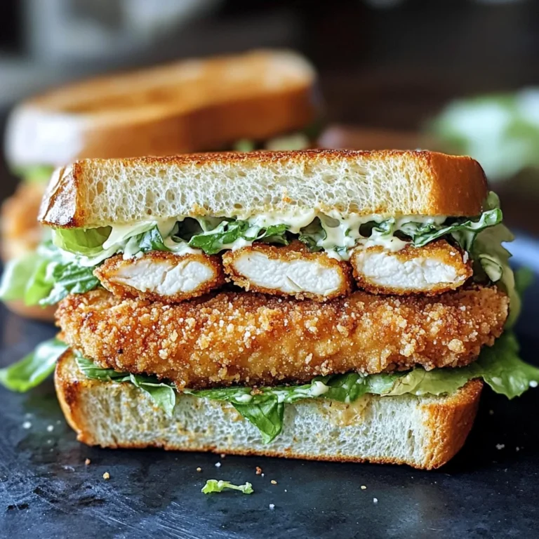 Crispy Chicken Caesar Sandwich: A Delicious Twist on a Classic Favorite