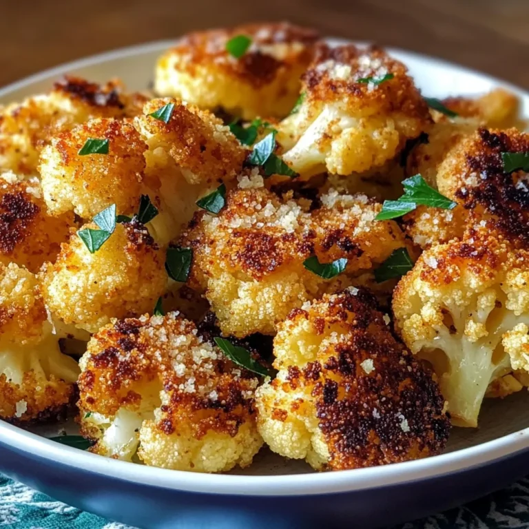 Crispy Roasted Cauliflower