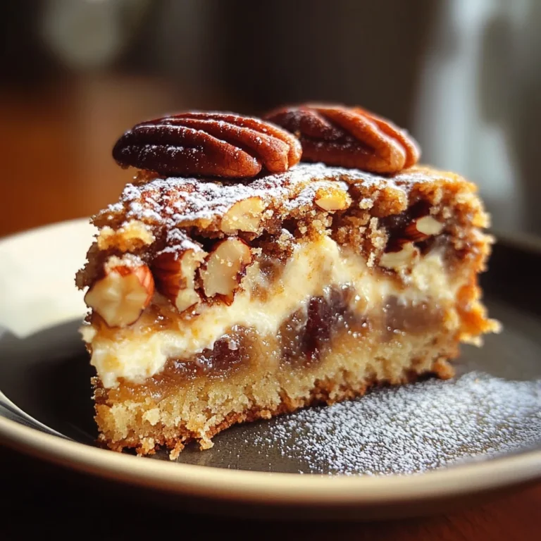 Delicious Gooey Butter Pecan Cake
