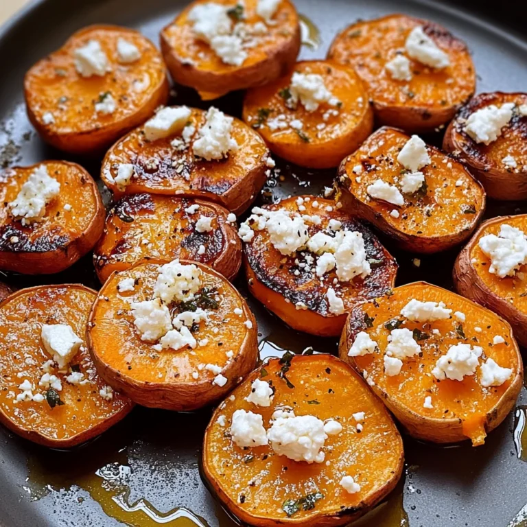 Delicious Honey Feta Sweet Potato Rounds Recipe for Any Meal