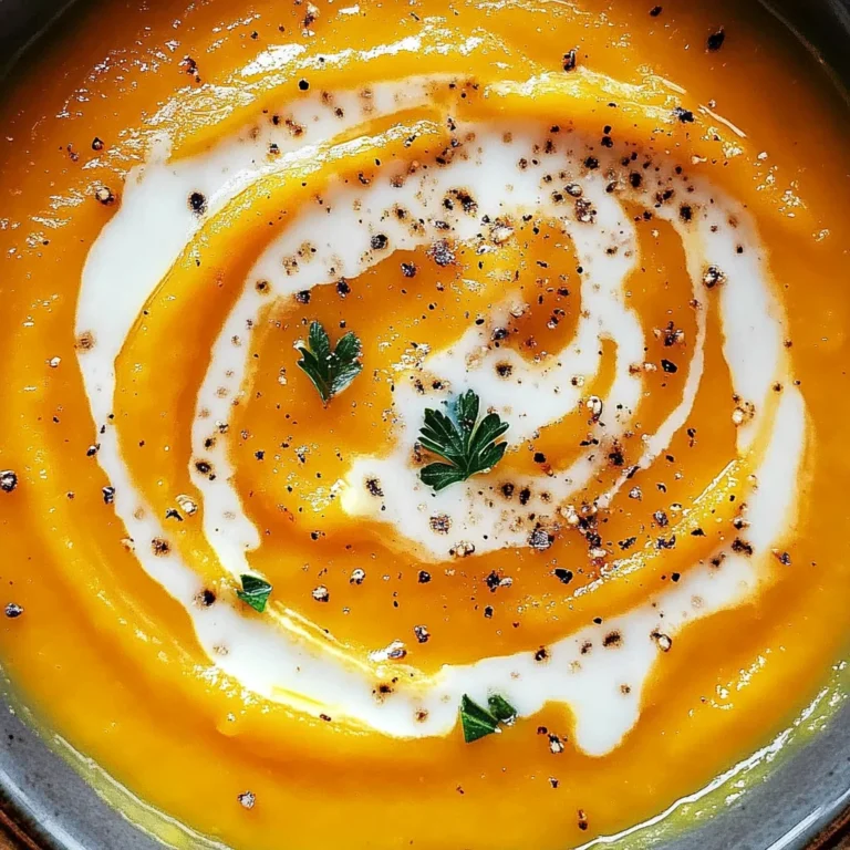 Easy Butternut Squash and Sweet Potato Soup