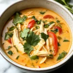 Easy Thai Coconut Chicken Soup