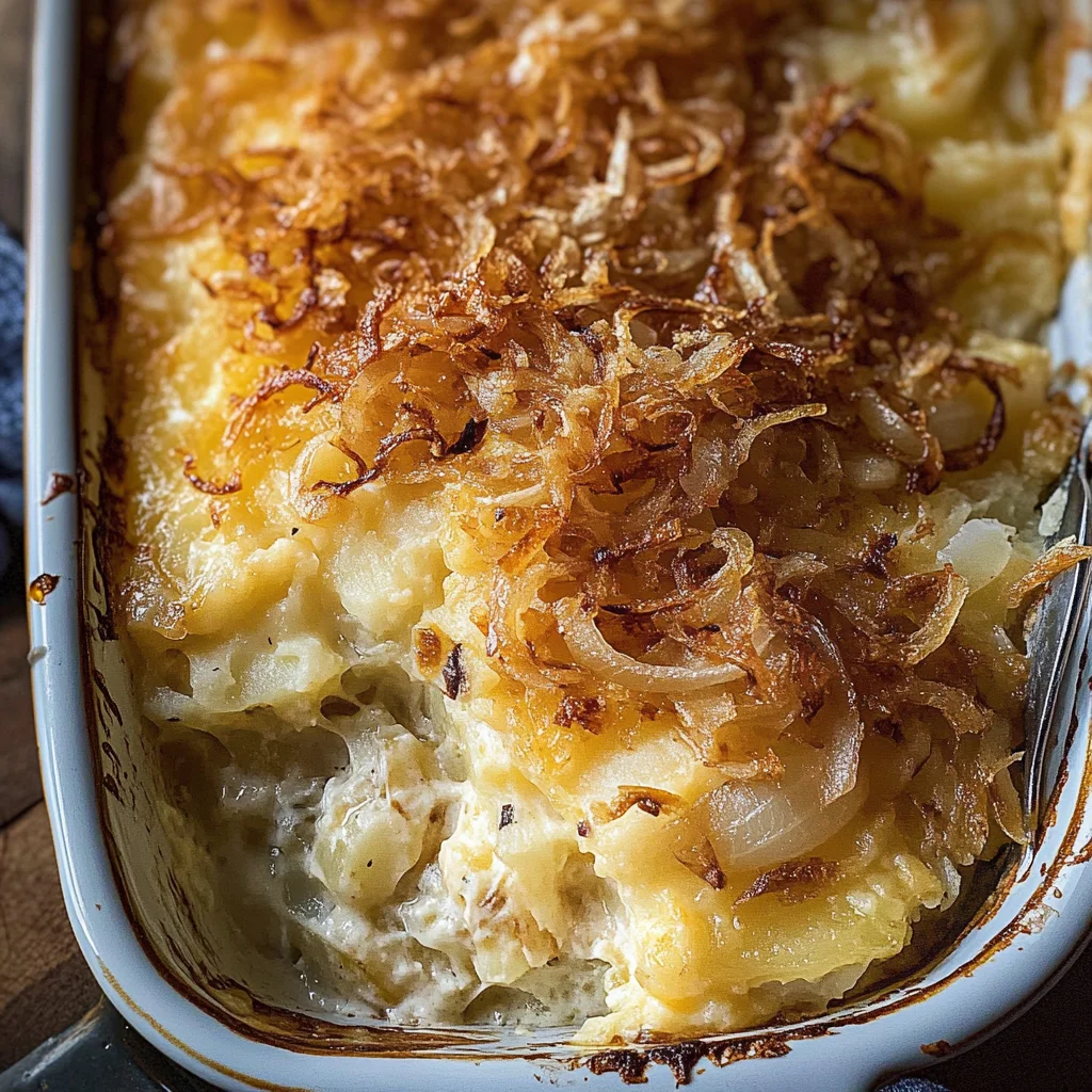 French Onion Funeral Potatoes