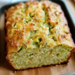 Green Onion Zucchini Cheddar Quick Bread