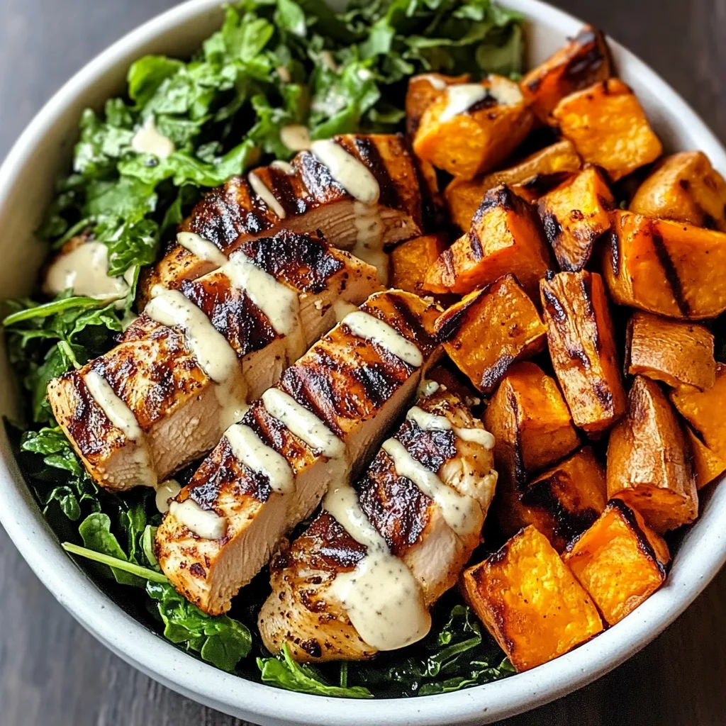 Grilled Chicken & Sweet Potato Bowl