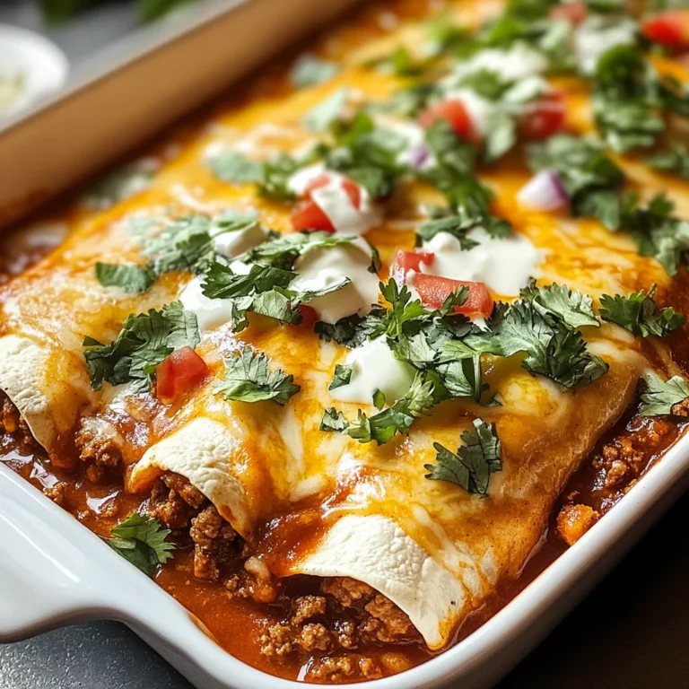 Ground Beef Enchiladas