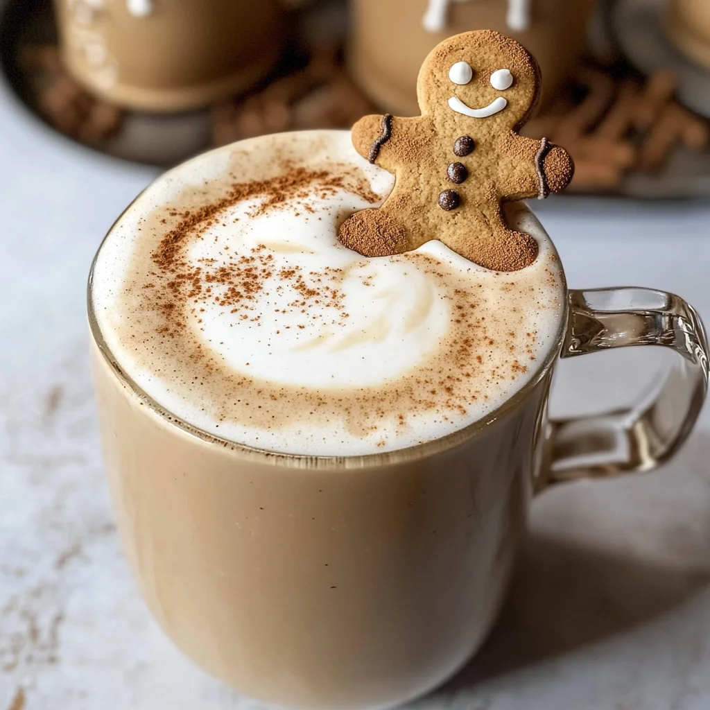 Homemade Gingerbread Latte