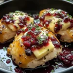 Impressive Cranberry Brie Stuffed Chicken