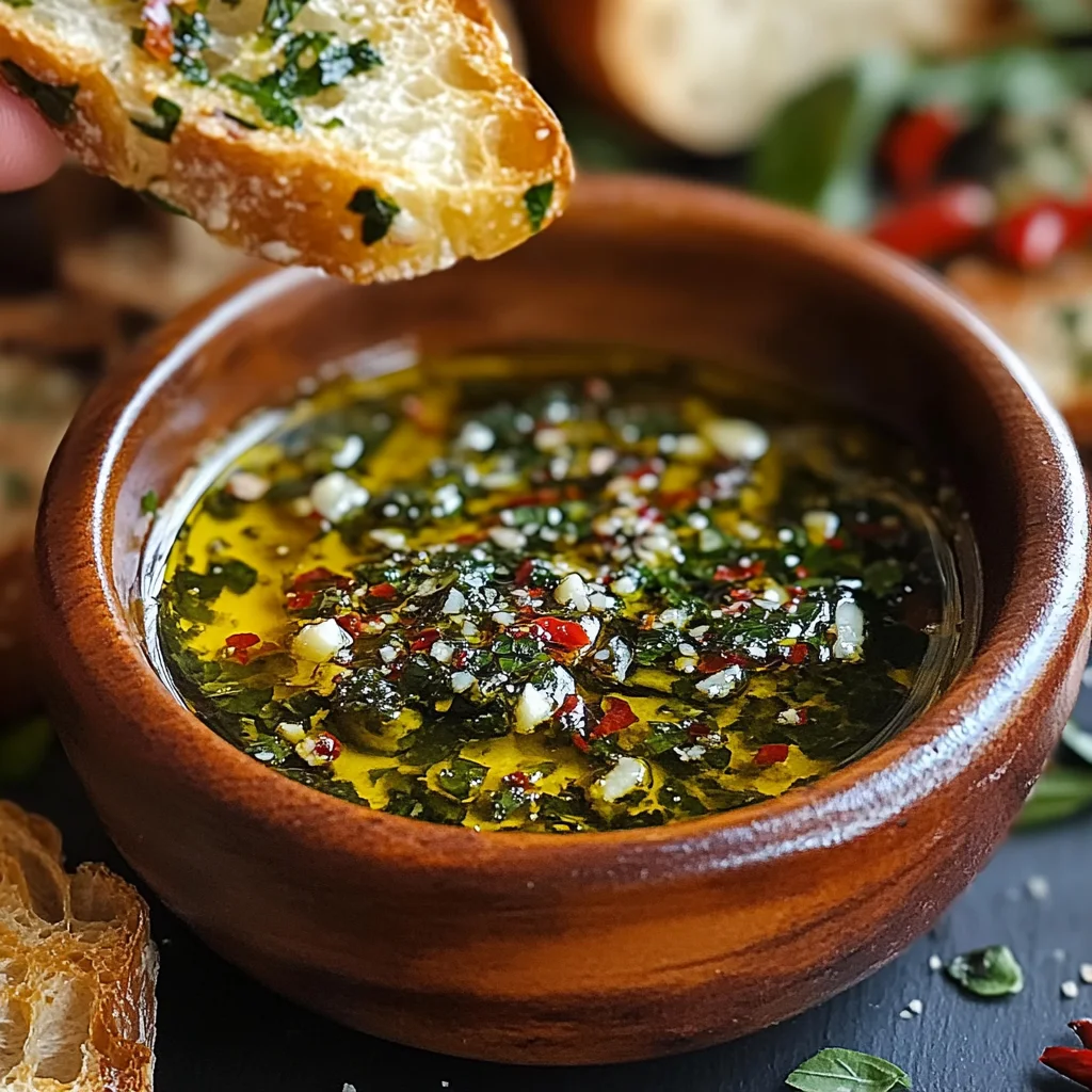 Irresistible Olive Oil Bread Dip