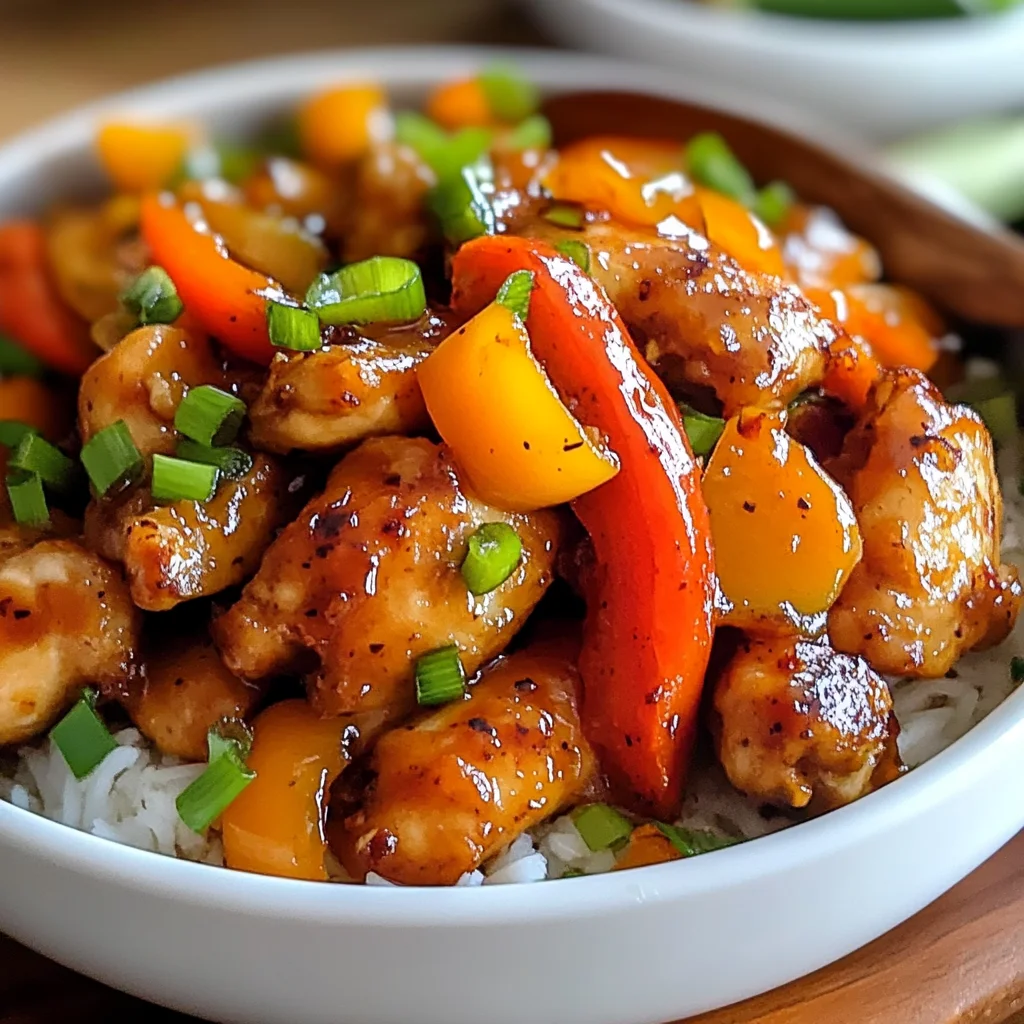 Juicy Blackstone Orange Chicken