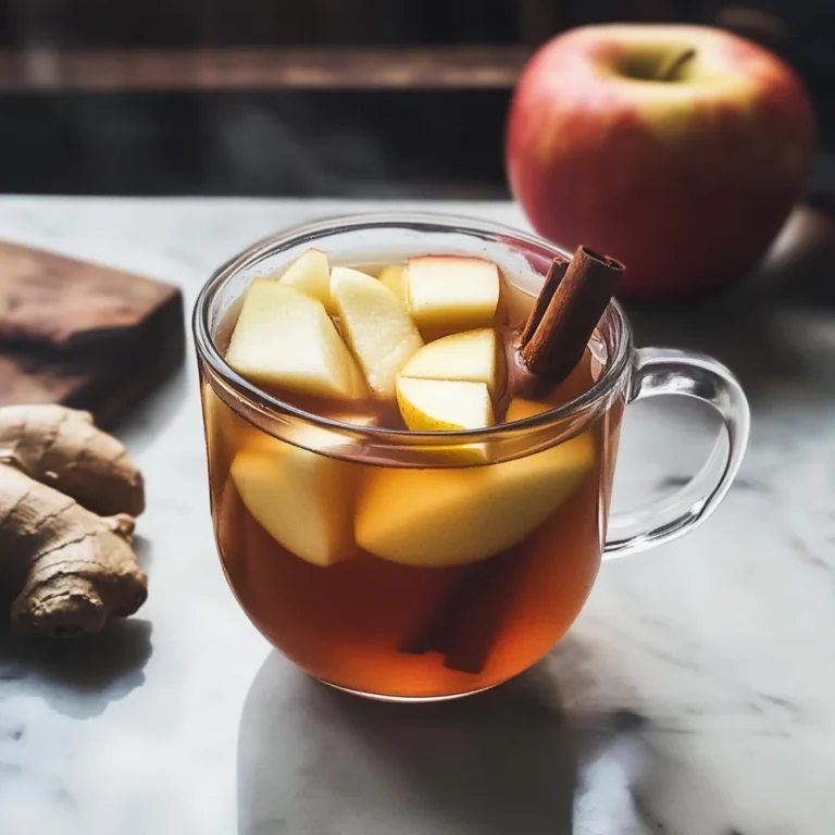 Korean Apple Tea with Ginger and Cinnamon (Saegwa Cha)