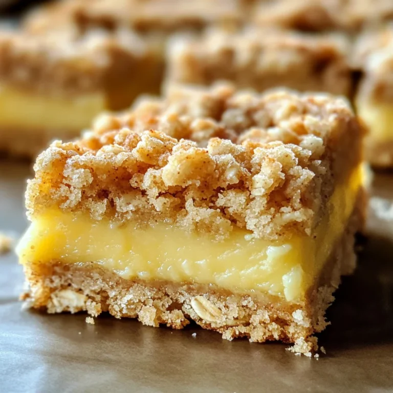 Lemon Oatmeal Crumble Bars