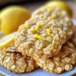 Lemon Oatmeal No-Bake Cookies