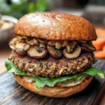 Mushroom Veggie Burgers