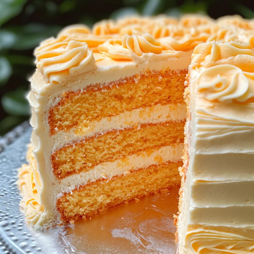 Orange Velvet Cake