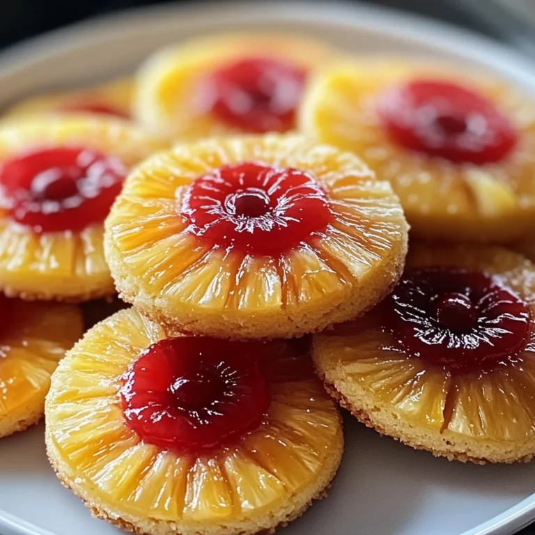 Pineapple Upside-Down Cookies: A Fun Twist on a Classic Dessert