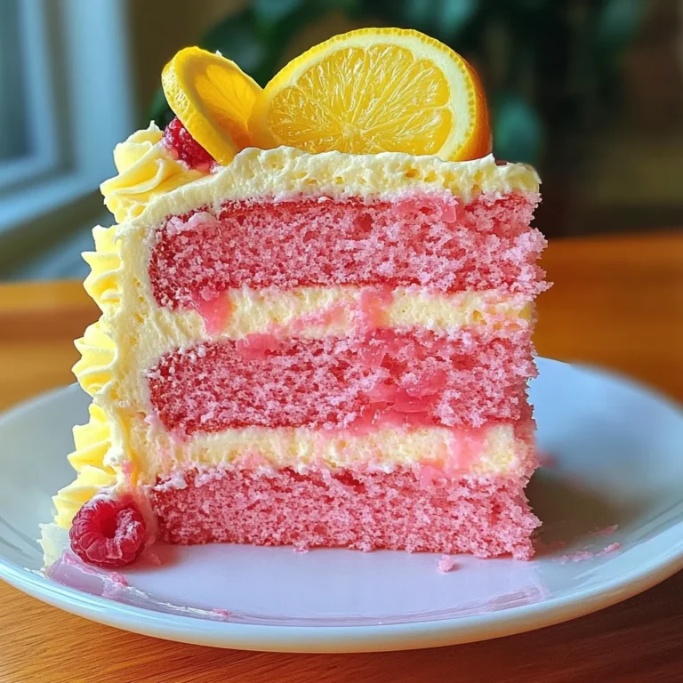 Pink Lemonade Cake