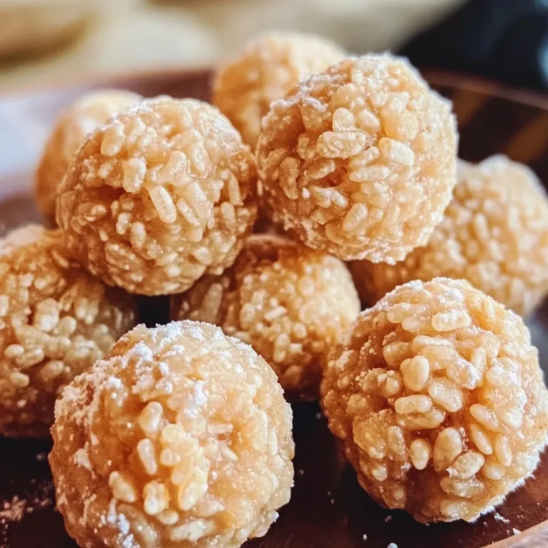 Rice Crispy Peanut Butter Balls