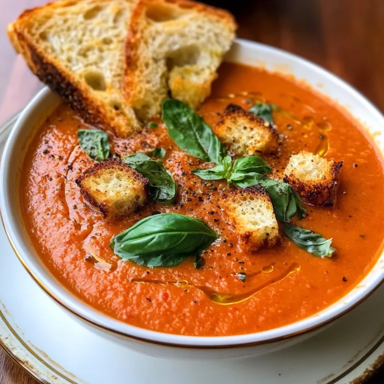 Roasted Tomato Basil Soup
