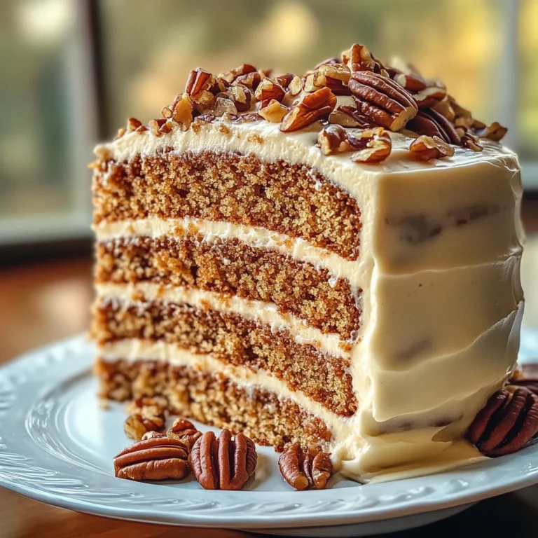 Southern Georgia Pecan Cake Recipe